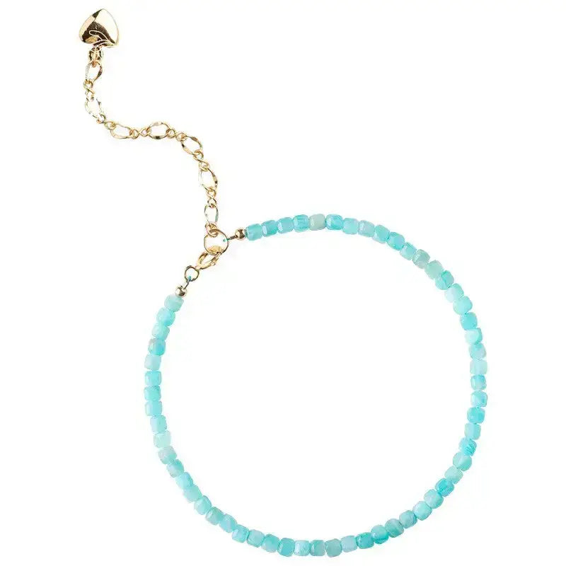 Bracelet fin en Amazonite | Bracelets | pierre naturelle bijoux
