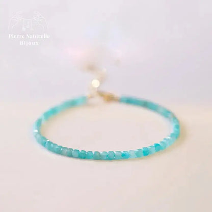 Bracelet fin en Amazonite