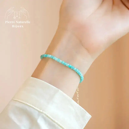 Bracelet fin en Amazonite | Bracelets | pierre naturelle bijoux