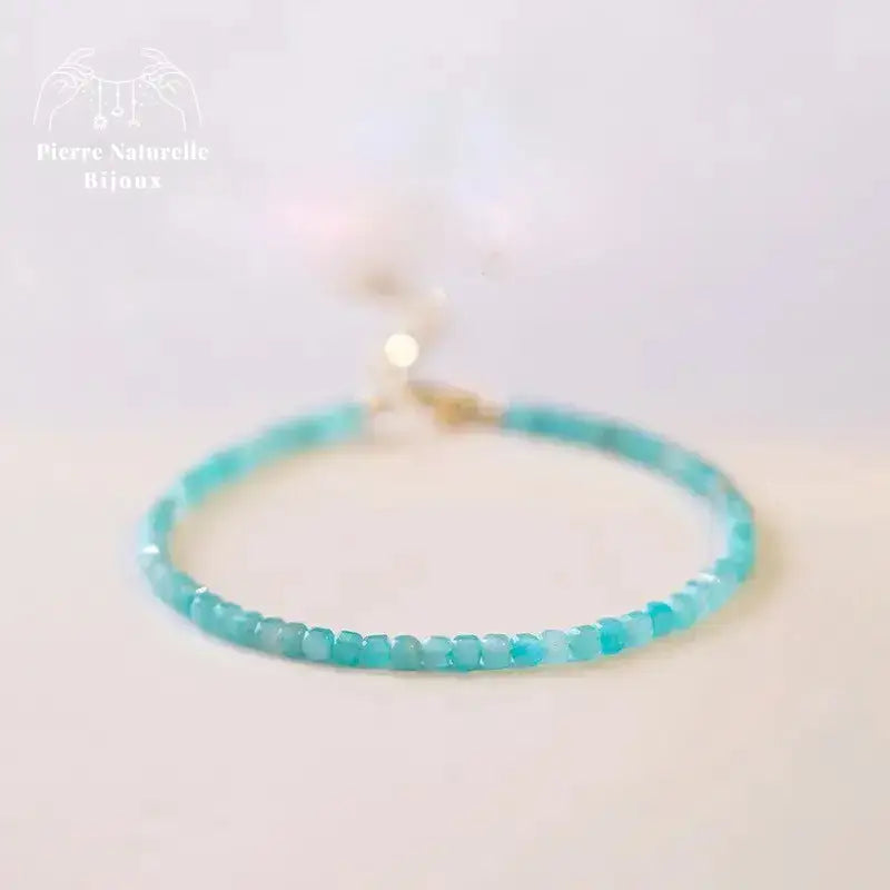 Bracelet fin en Amazonite