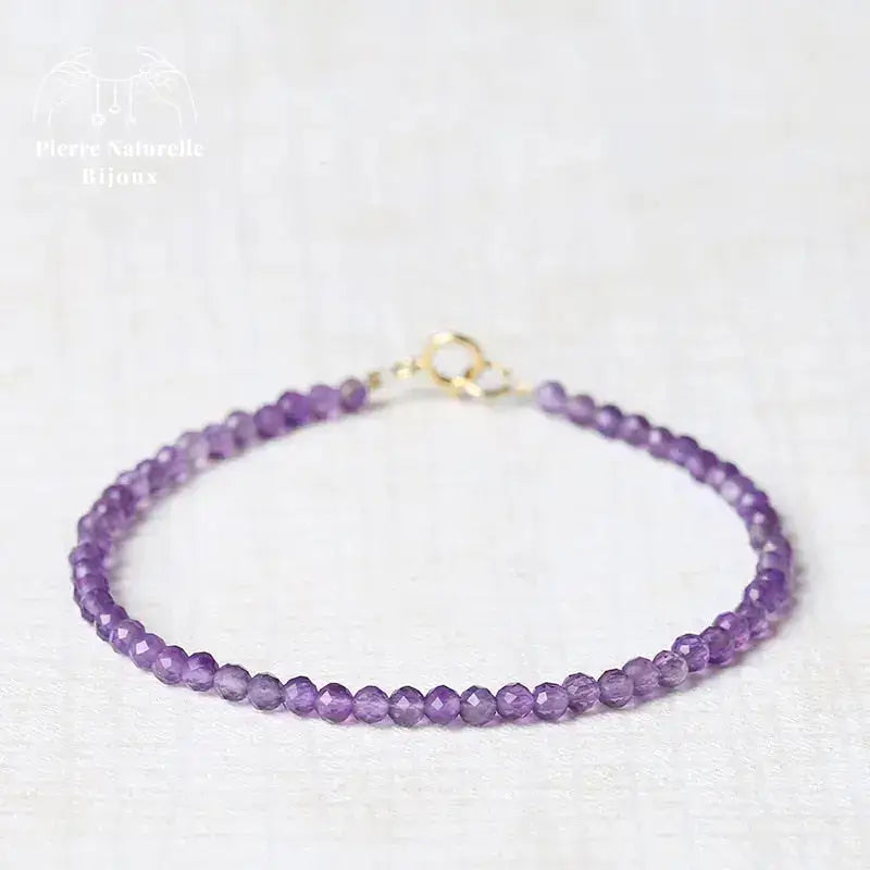 Bracelet fin en Améthyste