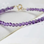 Bracelet fin en Améthyste | Bracelets | pierre naturelle bijoux