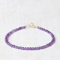 Bracelet fin en Améthyste
