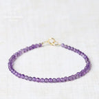 Bracelet fin en Améthyste
