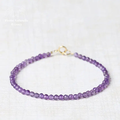 Bracelet fin en Améthyste