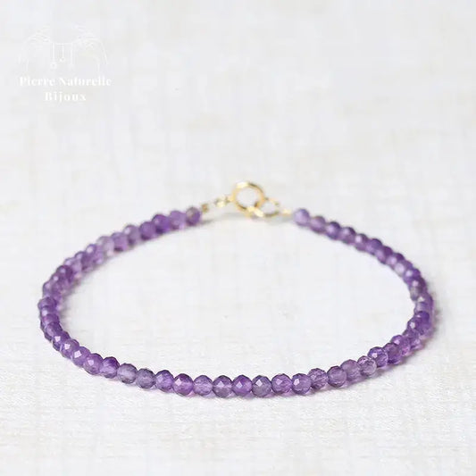 Bracelet fin en Améthyste