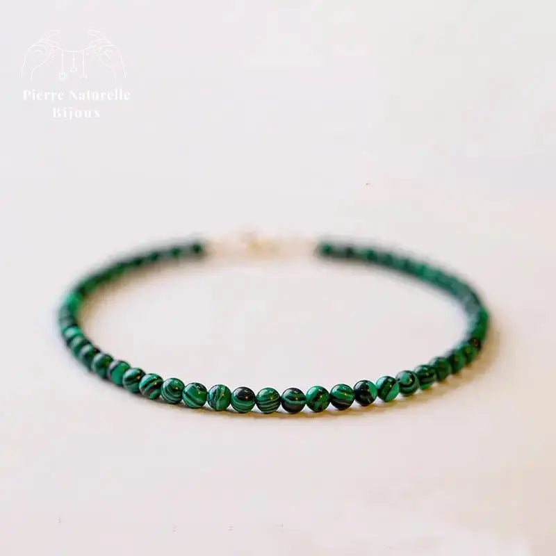 Bracelet fin en Malachite
