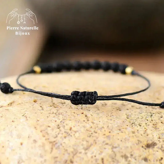 Bracelet fin en Pierre de lave | Bracelets | pierre naturelle bijoux
