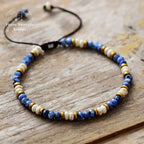 Bracelet fin en Sodalite et Howlite | Bracelets | pierre naturelle bijoux