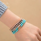 Bracelet fin en Turquoise | Bracelets | pierre naturelle bijoux