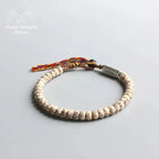 Bracelet "Mantra amulette" en graines de Bois de bodhi | Bracelets | pierre naturelle bijoux