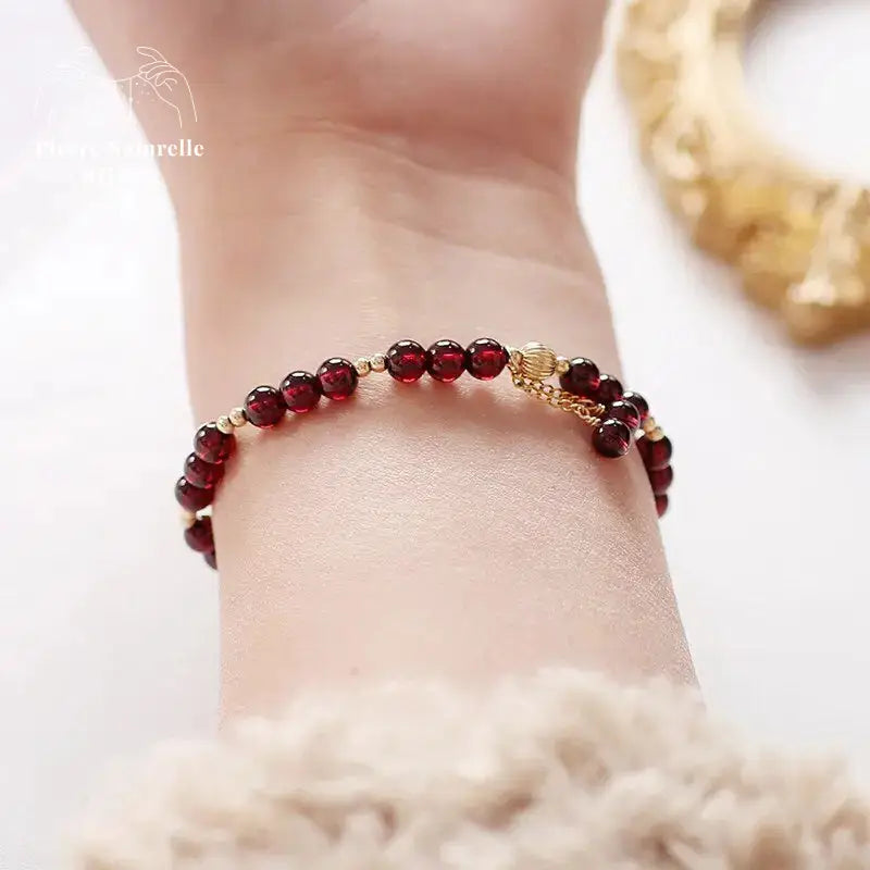 Bracelet en Grenat | Bracelets | pierre naturelle bijoux