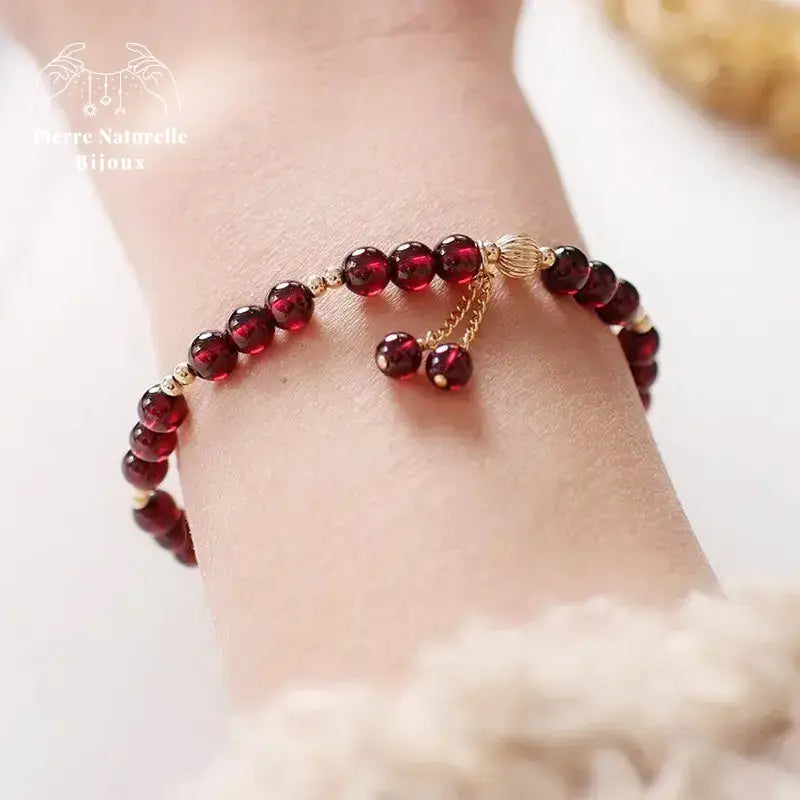 Bracelet en Grenat | Bracelets | pierre naturelle bijoux