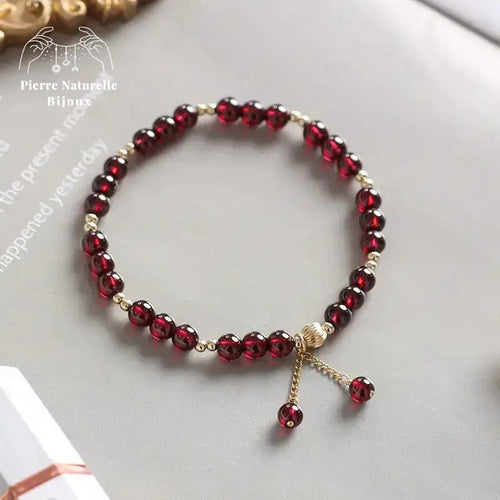 Bracelet en Grenat | Bracelets | pierre naturelle bijoux