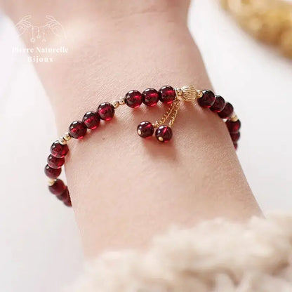 Bracelet en Grenat | Bracelets | pierre naturelle bijoux