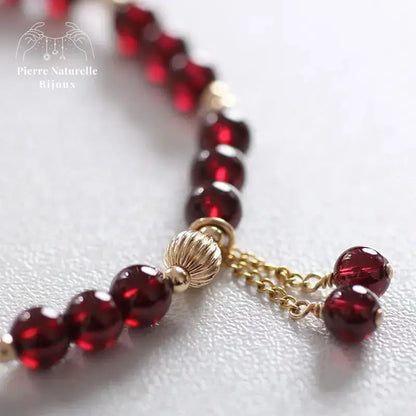Bracelet en Grenat | Bracelets | pierre naturelle bijoux