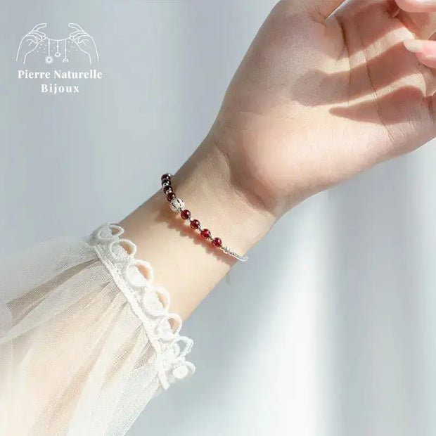 Bracelet "Ascension" en Grenat | Bracelets | pierre naturelle bijoux