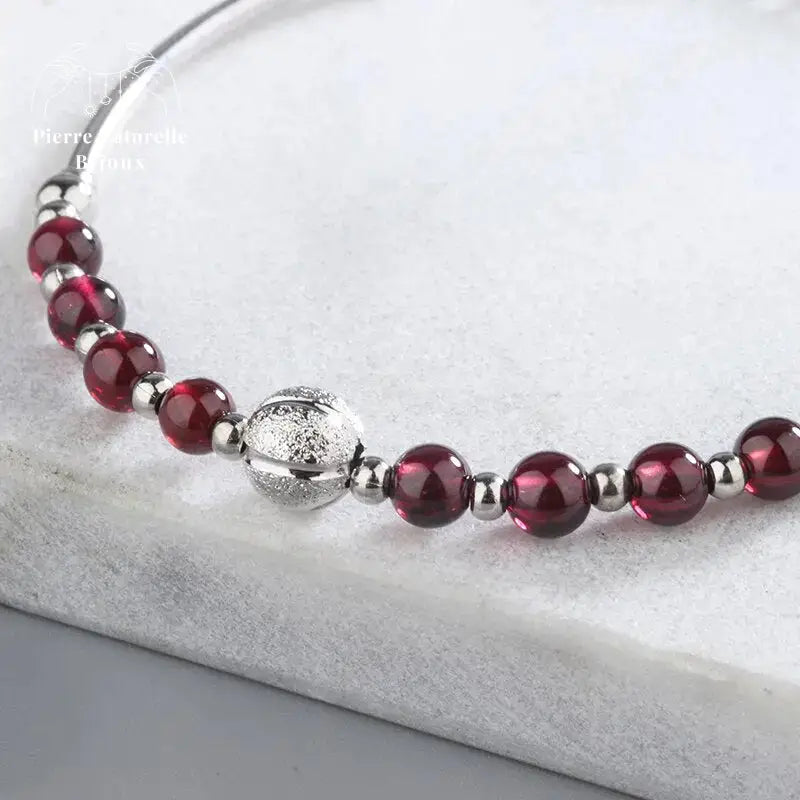 Bracelet "Ascension" en Grenat | Bracelets | pierre naturelle bijoux