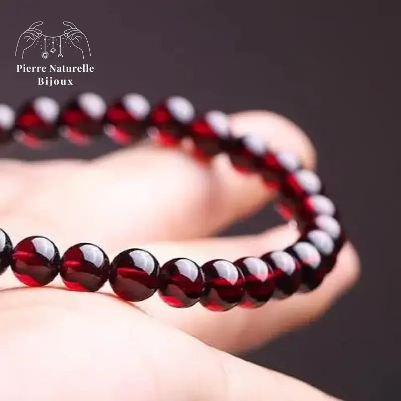 Bracelet "Malum" en Grenat | Bracelets | pierre naturelle bijoux
