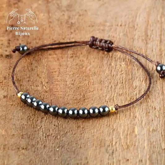 Bracelet "Mèdes" en Hématite | Bracelets | pierre naturelle bijoux