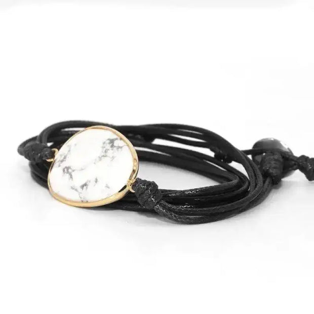 Bracelet "Harmonie" en Howlite