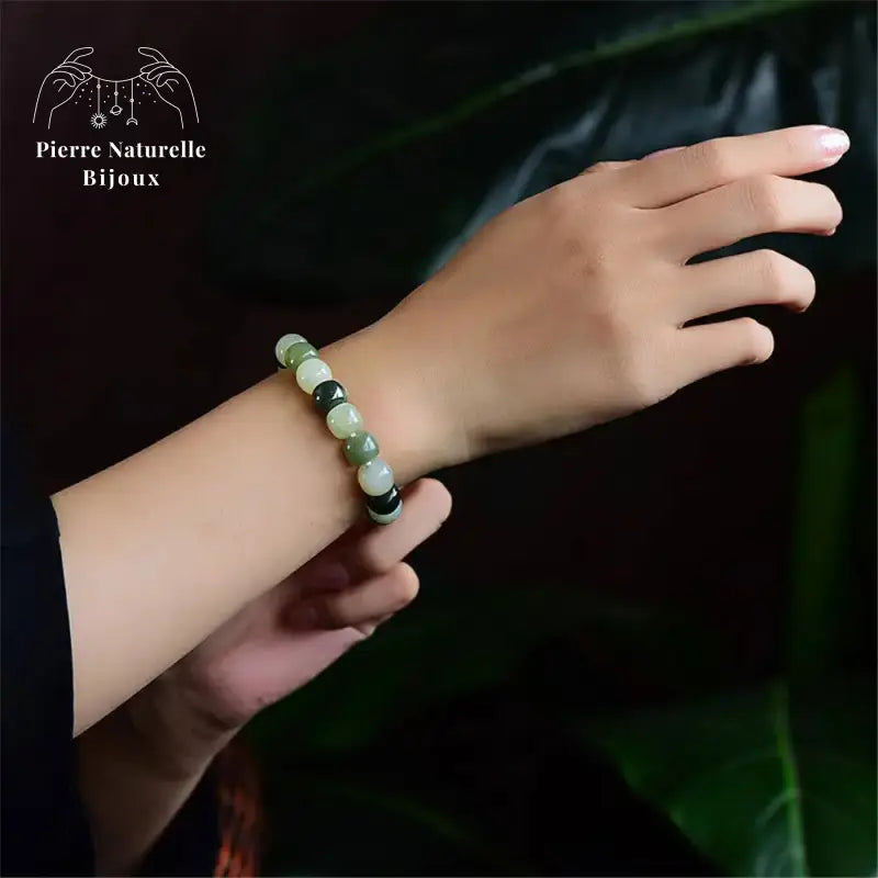 Bracelet "Apis" en Jade | Bracelets | pierre naturelle bijoux