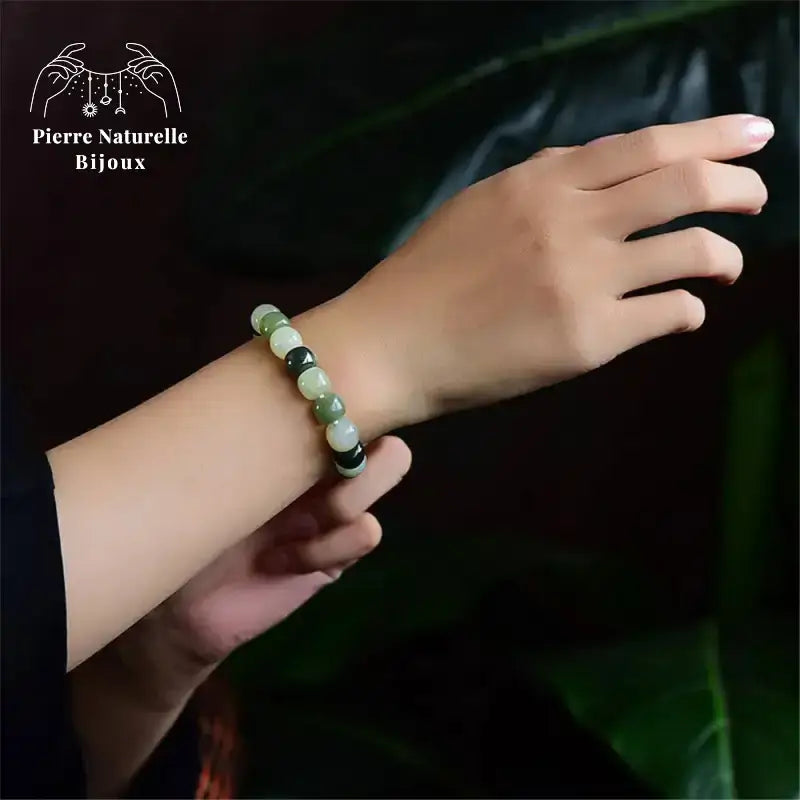 Bracelet "Apis" en Jade | Bracelets | pierre naturelle bijoux