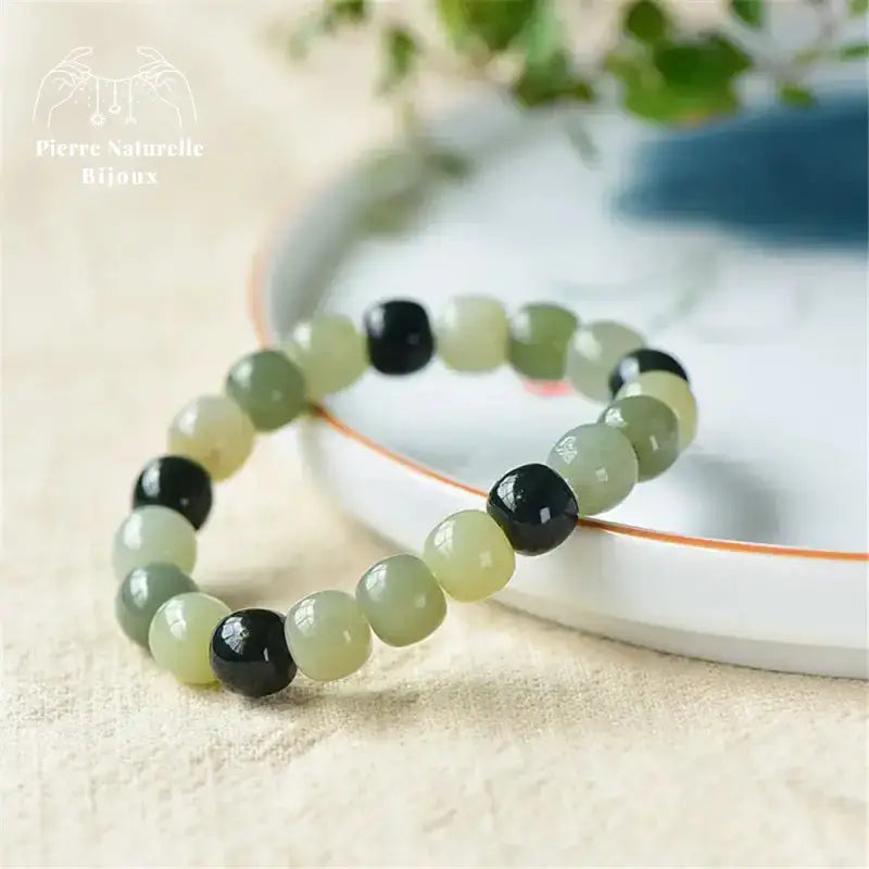 Bracelet "Apis" en Jade | Bracelets | pierre naturelle bijoux