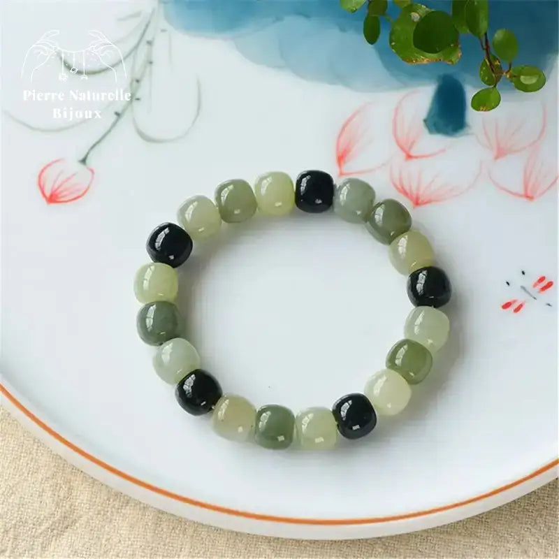 Bracelet "Apis" en Jade | Bracelets | pierre naturelle bijoux