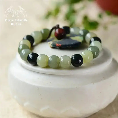 Bracelet "Apis" en Jade | Bracelets | pierre naturelle bijoux