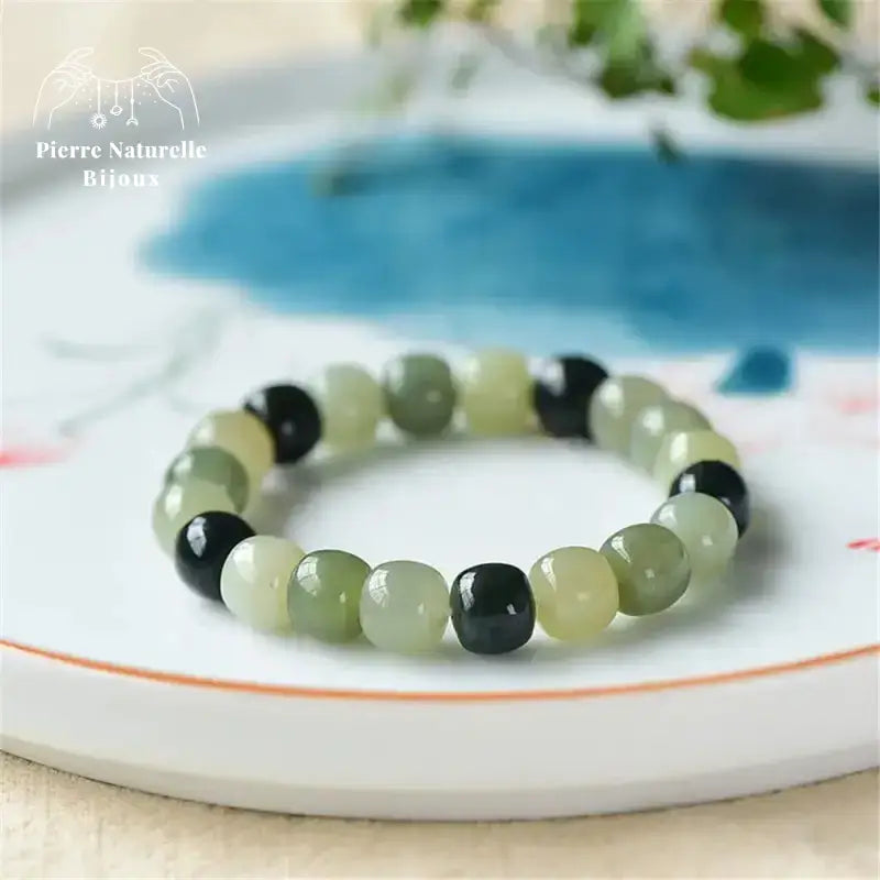 Bracelet "Apis" en Jade