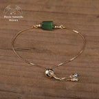 Bracelet "Autosuffisance" en Jade | Bracelets | pierre naturelle bijoux