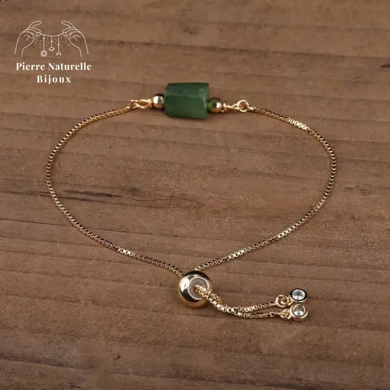 Bracelet "Autosuffisance" en Jade | Bracelets | pierre naturelle bijoux