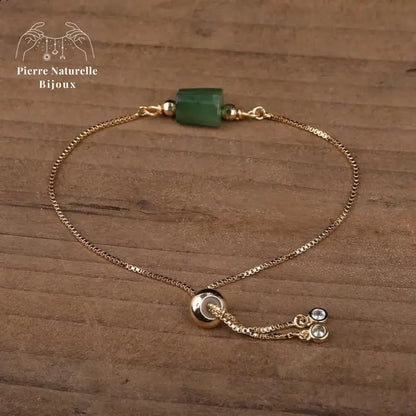Bracelet "Autosuffisance" en Jade | Bracelets | pierre naturelle bijoux