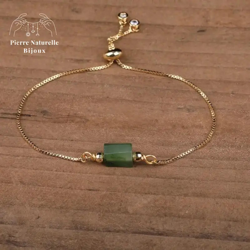 Bracelet "Autosuffisance" en Jade | Bracelets | pierre naturelle bijoux