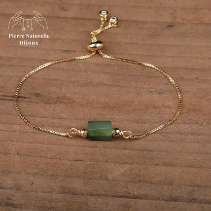 Bracelet "Autosuffisance" en Jade | Bracelets | pierre naturelle bijoux