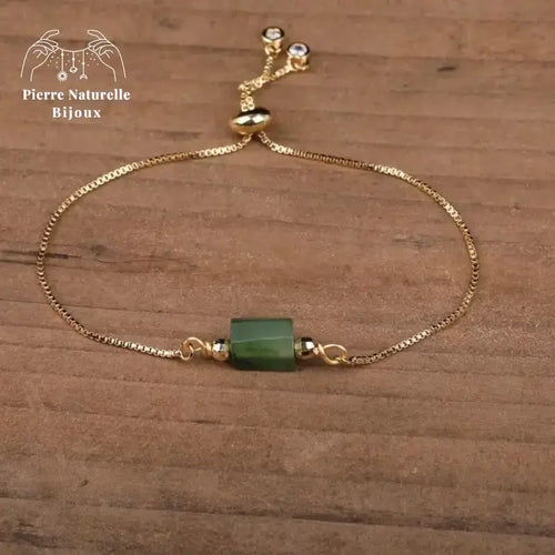 Bracelet "Autosuffisance" en Jade | Bracelets | pierre naturelle bijoux