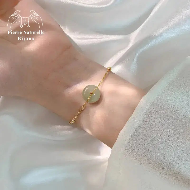 Bracelet "Avenir" en Jade | Bracelets | pierre naturelle bijoux