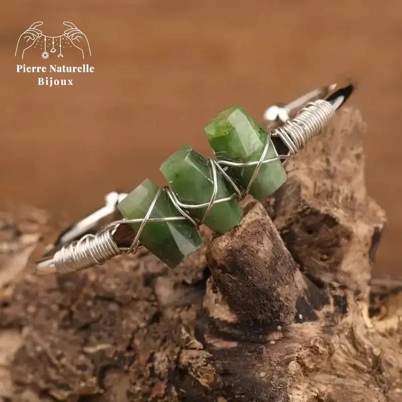 Bracelet cuivre en Jade