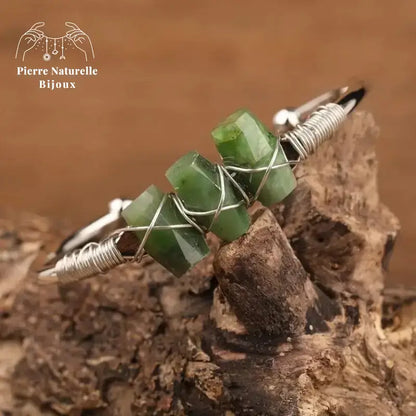 Bracelet cuivre en Jade
