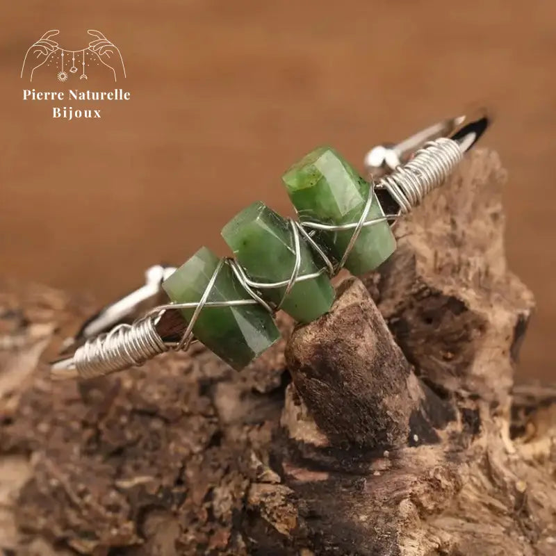 Bracelet cuivre en Jade