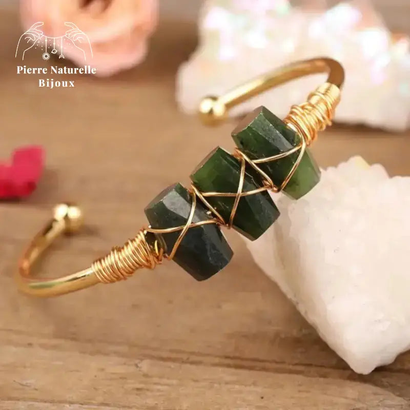 Bracelet cuivre en Jade