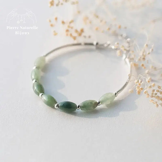 Bracelet "Eternité" en Jade | Bracelets | pierre naturelle bijoux