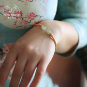 Bracelet "Hygée" en jade | Bracelets | pierre naturelle bijoux