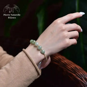 Bracelet en Jade vert | Bracelets | pierre naturelle bijoux