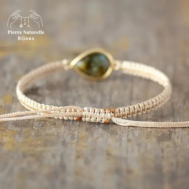 Bracelet "Absorption " en Labradorite | Bracelets | pierre naturelle bijoux