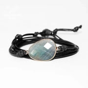 Bracelet "Clairvoyance" en Labradorite