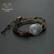 Bracelet "Clairvoyance" en Labradorite