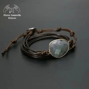 Bracelet "Clairvoyance" en Labradorite