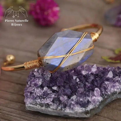 Bracelet cuivre "Energie" en Labradorite | Bracelets | pierre naturelle bijoux